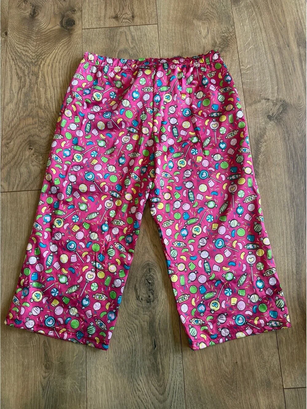 Girls silky pj bottoms